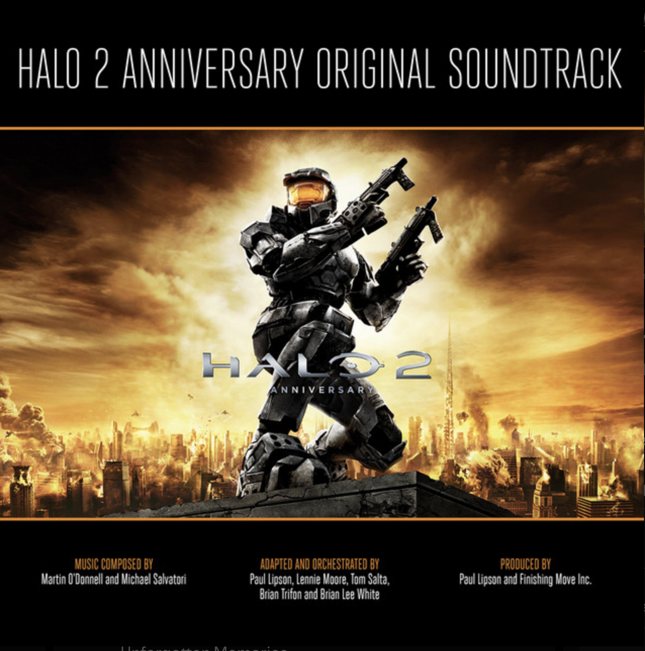 Halo 2 Anniversary soundtrack packaging